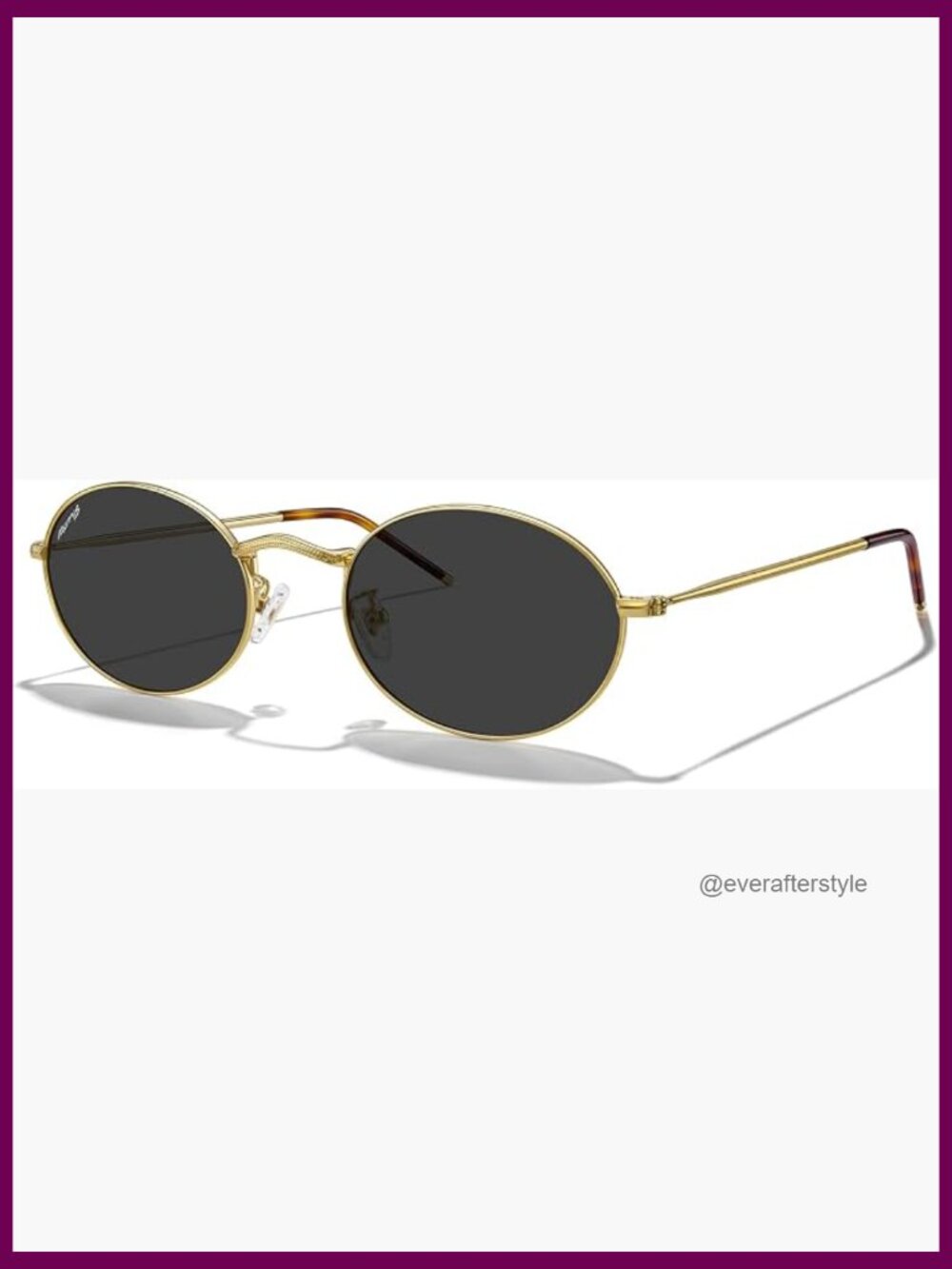 Retro Oval Polarized Sunglasses for Women Trendy Classic Shades UV400